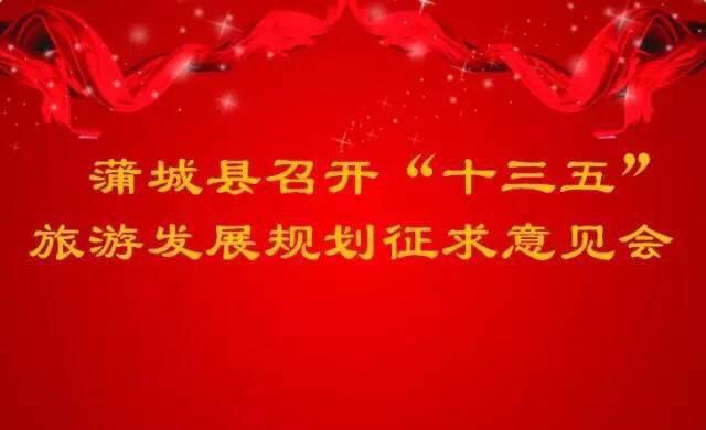 蒲城县召开“十三五”旅游发展规划征求意见会