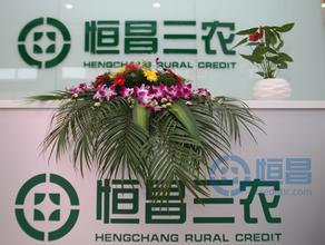 响应“十三五”号召恒昌布局农村金融