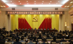 湖南省省委十届十五次全会审议通过湖南“十三五规划建议”