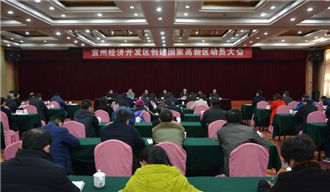宣州经开区正式启动创建国家高新区动员大会