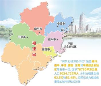 闽东北五市一区错位发展求共赢