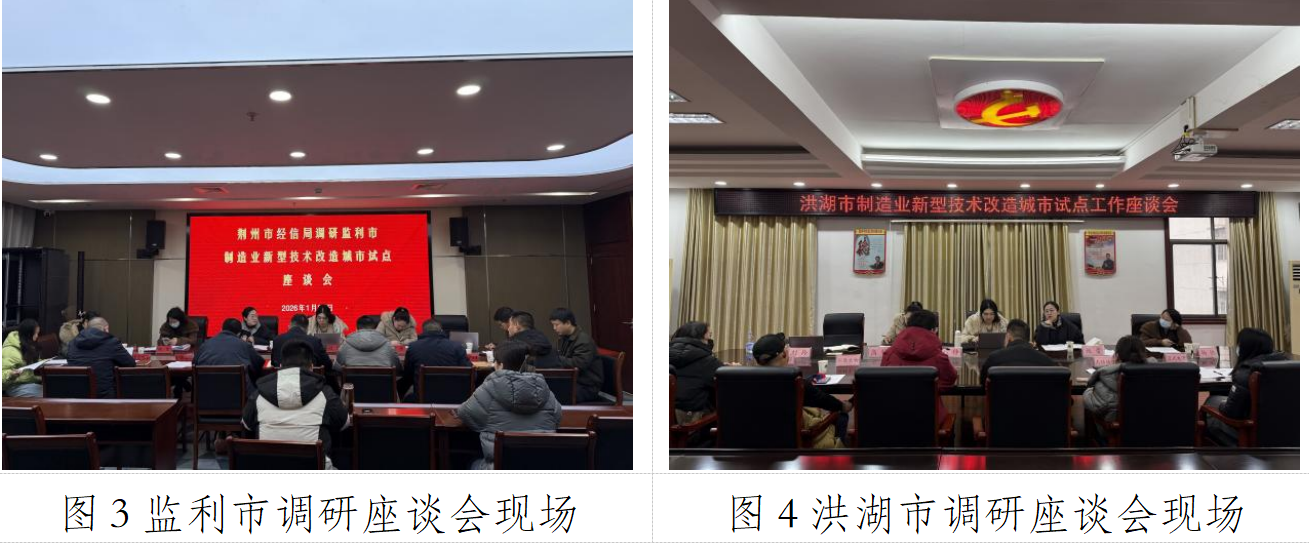 精准把脉技改现状 赋能产业高质量发展——中国高新院项目组赴荆州开展制造业新型技术改造城市试点专项调研